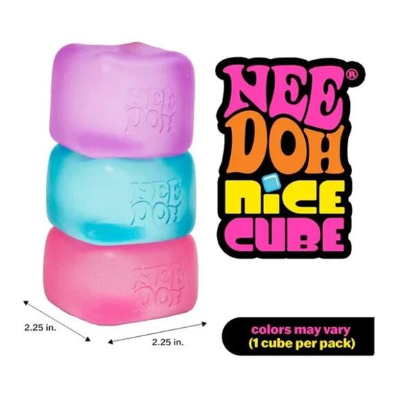 🔥NeeDoh Nice Cube - Super Solid Squish! (Pink) BNWT🔥 - Picture 2 of 3
